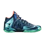 Кроссовки Nike LeBron 11 'Miami vs Akron', синий - фото