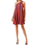 Асимметричное платье Louisa красного цвета Missoni VaVa - фото