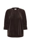 Блуза Kaffe KACACA BLOUSE, Black Coffee/Black - фото 5