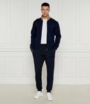 Спортивные брюки мужские Ea7 классические на кулиске, синий - фото 2