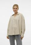 Рубашка-блузка VMMELANEY Vero Moda, бежевый - фото 6