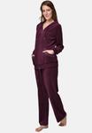 Пижамный комплект RAIKOU SET, Brombeer/Bordeaux - фото 5