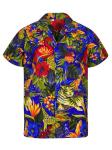 Рубашка King Kameha Jungle, синий - фото