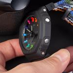 Часы Casio G-Shock Analog-Digital 2100 Series, арт. GA-2100-1A1, радужно-голубой - фото 2