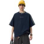 Футболка унисекс JHYQ, темно-синий - фото