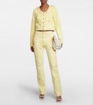 Джинсы-карго Vokayo прямого кроя Isabel Marant, Light Yellow - фото 2