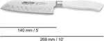 Нож Сантоку Arcos с кованым лезвием, 140 мм, белый - фото 3