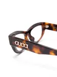 Очки «кошачий глаз» Gucci Eyewear, коричневый - фото 3