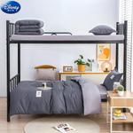 Disney Постельное белье, 3 предмета, пододеяльник + простыня + наволочки, джинсово-синий + серый - фото 4