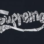 Футболка Supreme Tape Tee, Navy - фото 3
