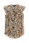 Блуза New Look ZEBRA PRINT RUFFLE TRIM SLEEVELESS, Brown Pattern/Brown - фото 5