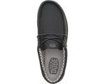 Лоферы Hey Dude Wally Classic, цвет Black/Charcoal - фото 2