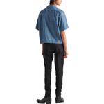 Рубашка мужская Prada короткая, синий - фото 4