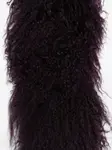 Шарф из овчины Prada, фиолетовый - фото 2