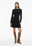 Мини-Платье visewi langärmeliges maglia Vila, Black - фото 2