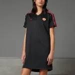 Manchester United Herringbone мини-платье Adidas, черный - фото 3