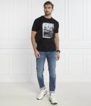 Футболка мужская Boss Green хлопковая с принтом, черный - фото 2