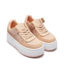 Кроссовки женские Guess комбинированные на платформе, серый - фото 3