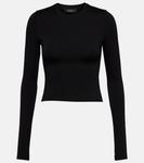 Топ из джерси Wardrobe.Nyc, черный - фото