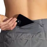 Женские шорты Chaser 5" Brooks, Heather Charcoal - фото 5
