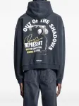 Толстовка с графическим принтом Represent, черный - фото 4