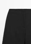 Брюки Massimo Dutti WIDE-LEG ELASTICATED, Black - фото 7