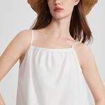 ELLE Рубашка Women's White Boat neck Moderate - фото 5