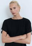 Блуза Mango SHORT SLEEVED , Black - фото 4