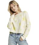 Свитер Splendid Stevie Star Sweater, Moonstone/Chartruese - фото