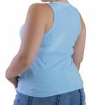 Бирюзовый рифленый топ плюс Never fully dressed - фото 4