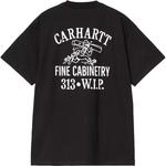 Футболка с принтом Carhartt WIP, черный - фото