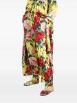 Dolce & Gabbana брюки с цветочным принтом, желтый - фото 4