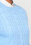 Джемпер TOM TAILOR CABLE, Light Fjord Blue/Light Blue - фото 6