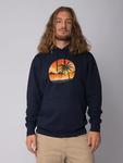 Толстовка wat? Apparel Sweatshirt Sunset on palm beach, темно-синий - фото