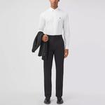 Рубашка мужская белая Burberry, белый - фото 2