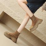 Ботильоны женские Echo&Yolo, коричневый - фото 4