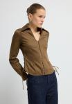 Блуза adL Button-down blouse, Olive - фото 6