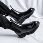 Ботинки Челси мужские черный Beidouniao - фото 12