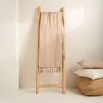 Декоративное одеяло Chenille Plain Basics El Corte Inglés, бежевый - фото