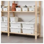 Коробка с крышкой, розовая, 38х25х15 см, SOCKERBIT IKEA - фото 6