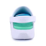 Шлепанцы унисекс белые/зеленые/голубые Peak - фото 5