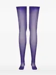 Чулки с резинкой Maison Close, фиолетовый - фото 3