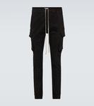 Джинсовые брюки карго mastodon Drkshdw By Rick Owens, черный - фото