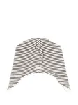 Полосатая шапка Lalalu, белый - фото
