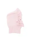 Балаклава с рюшами Cuffie Regina, розовый - фото