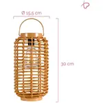 Солнечный фонарь LED Sunshine Darling бежевый ротанг/металл/пластик, теплый белый свет Pauleen, бежевый - фото 5