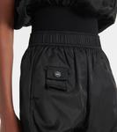 Шорты карго с рюшами Ganni, черный - фото 4