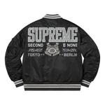 Куртка second to none ma-1 jacket 'black white' Supreme, черный - фото 2