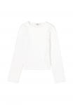 Топ Garcia Long sleeved top, Off White/White - фото 4