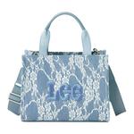 Lee Тканевая сумка через плечо, Lace Blue White - фото